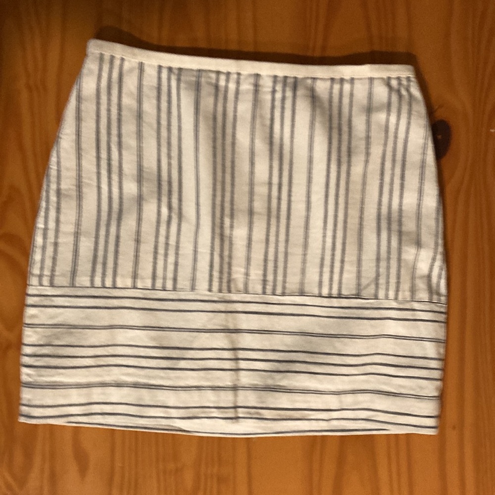 Madewell striped mini skirt